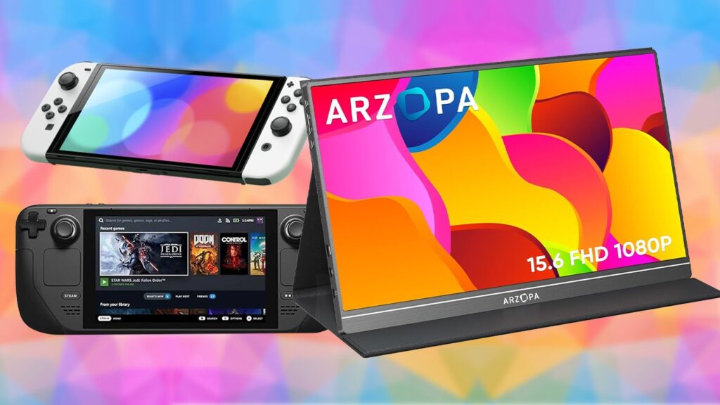 Save Over 50% Off This 15&Prime; USB Portable Monitor (Works with Nintendo Switch, Steam Deck)