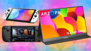 Save Over 50% Off This 15&Prime; USB Portable Monitor (Works with Nintendo Switch, Steam Deck)