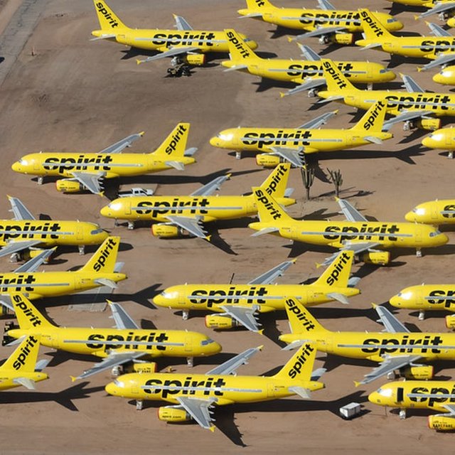 Spirit Airlines & the Airplane Boneyard