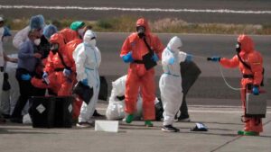 Two cruise ship evacuees test positive for hantavirus