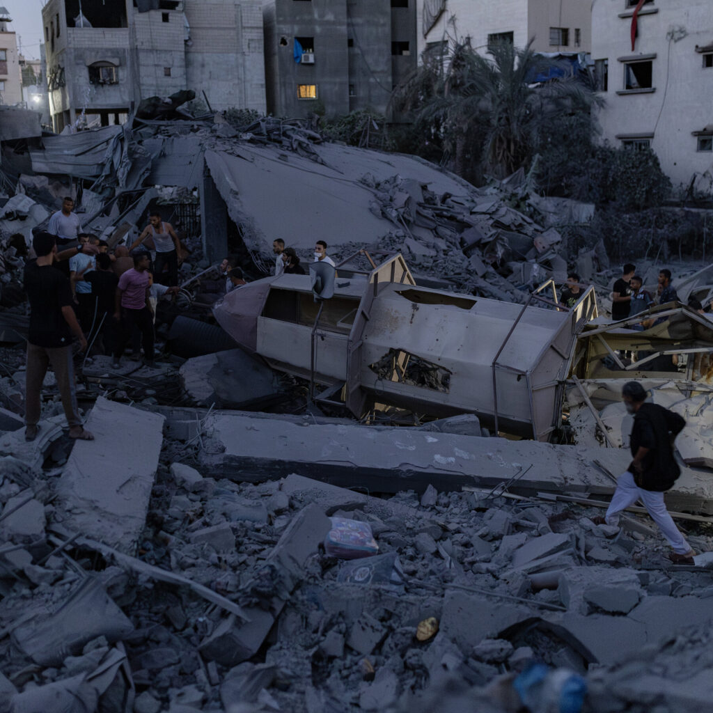 Israel Strikes Mosque in Gaza City