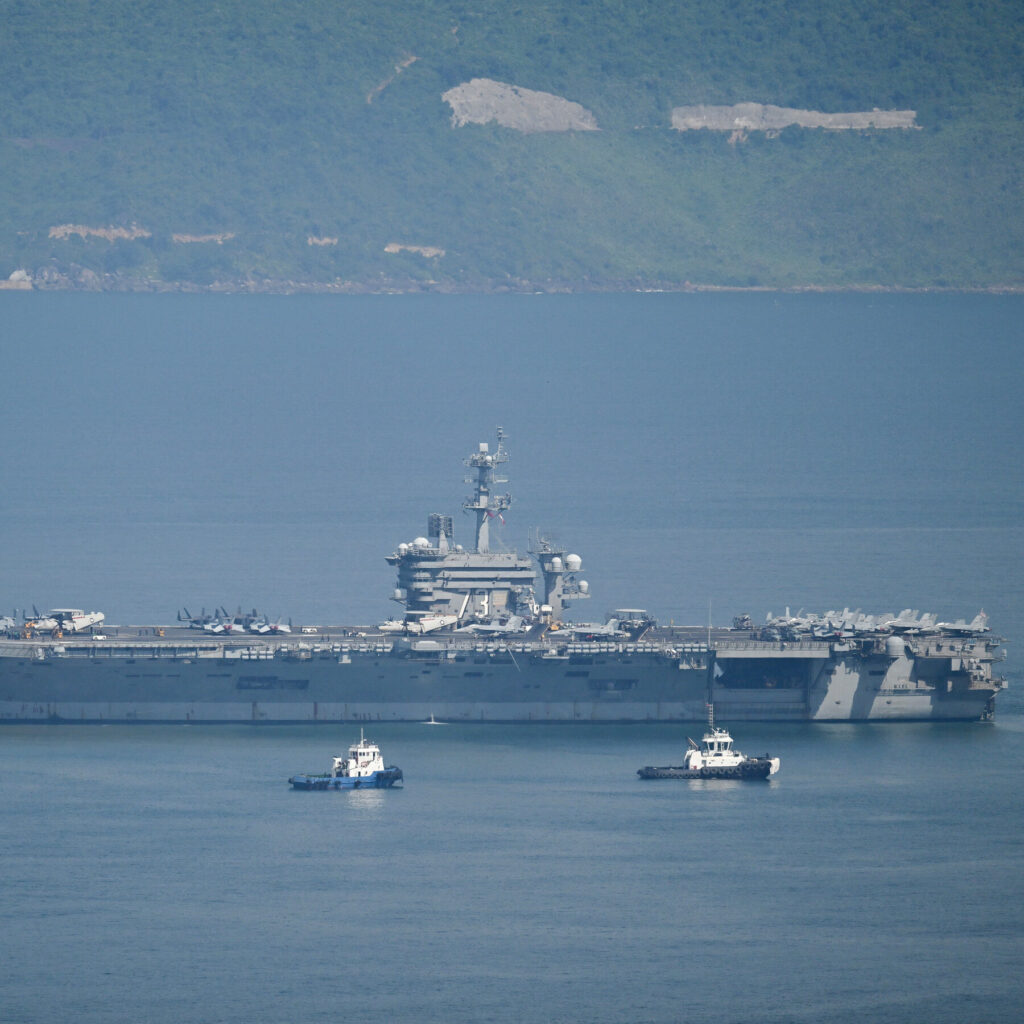 U.S. Aircraft Carrier Makes a Rare Port Call in Vietnam
