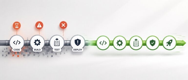 These are 10 CI/CD Pipeline Mistakes That Slow Down Engineering Teams
