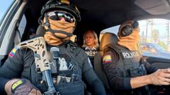 On the front line of Ecuador&rsquo;s drugs war, police fight gangs, guns and corruption