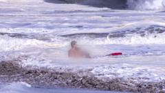 Bystander video shows teen lifeguard&rsquo;s dramatic ocean rescue