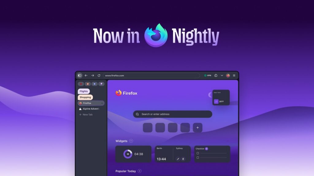 La toute nouvelle interface de Firefox arrive dans le navigateur web