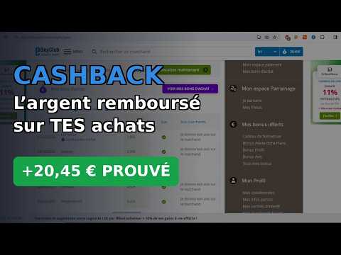 eBuyClub : je récupère de l&rsquo;argent sur TOUS mes achats en ligne (démo + gains réels)