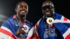 GB&rsquo;s Glave and Azu claim European 100m one-two