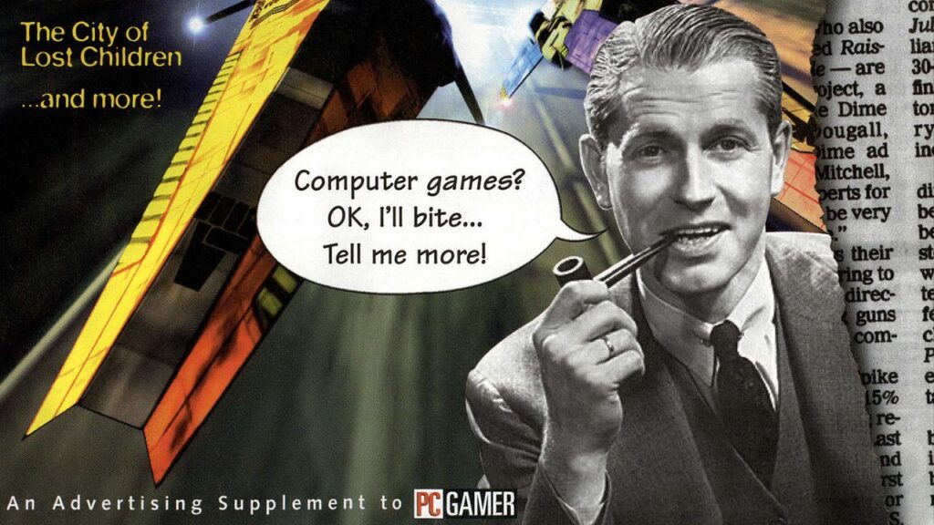 In happier times, Sony was courting PC gamers with lavish magazine ads for its &lsquo;most popular CD-ROM titles&rsquo;