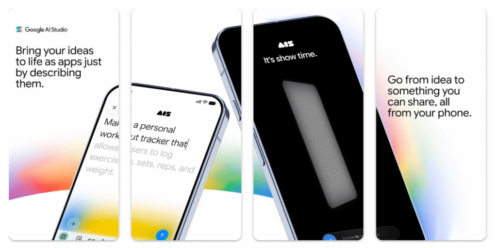 Gemini will create mobile & desktop apps in the future as AI Studio for Android, iOS is canceled 