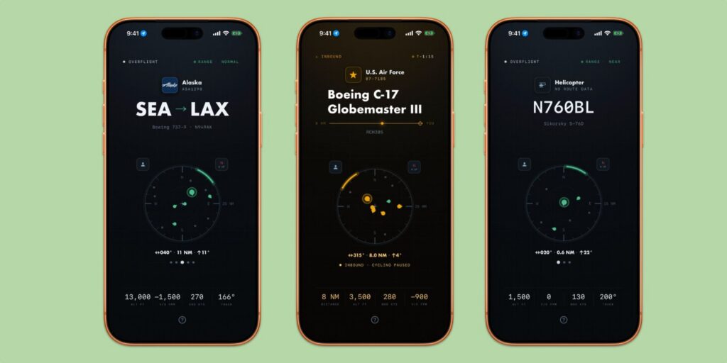 Indie App Spotlight: ‘Overflight’ lets you glance at what planes are flying above you