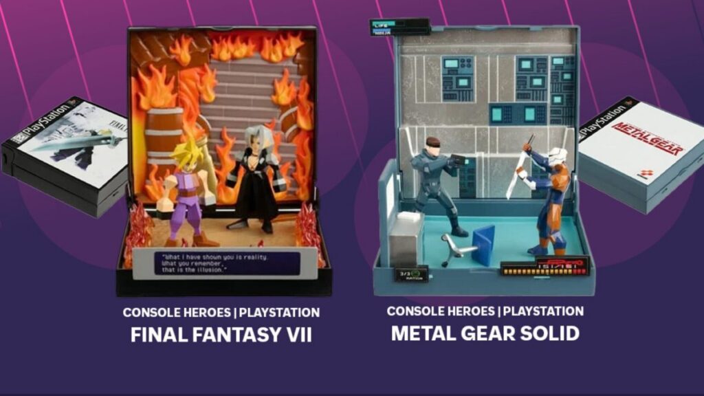 Ces superbes dioramas de Final Fantasy VII et Metal Gear Solid sortent bientôt, et sont en précommande