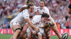 England&rsquo;s Harrison scores last-gasp try to beat Black Ferns