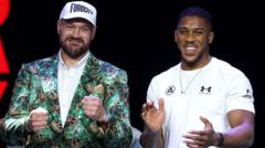 Respect and laughs as Fury and Joshua face off