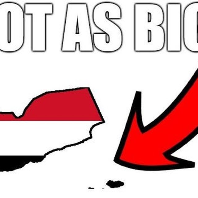 What is the size of Yemen?