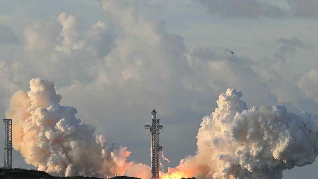 SpaceX’s Starship rocket reaches orbit for the first time despite engine failure