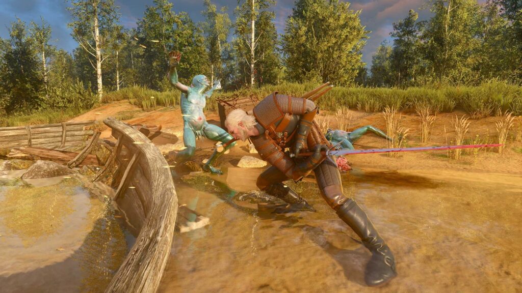 Here&rsquo;s a few minutes of me being bad at The Witcher 3&rsquo;s remastered combat