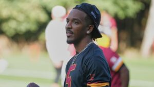 Will Commanders star Daniels play in NFL London game?