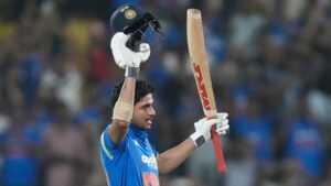 Gill hits 223 not out as India chase down 406 to beat West Indies in second ODI