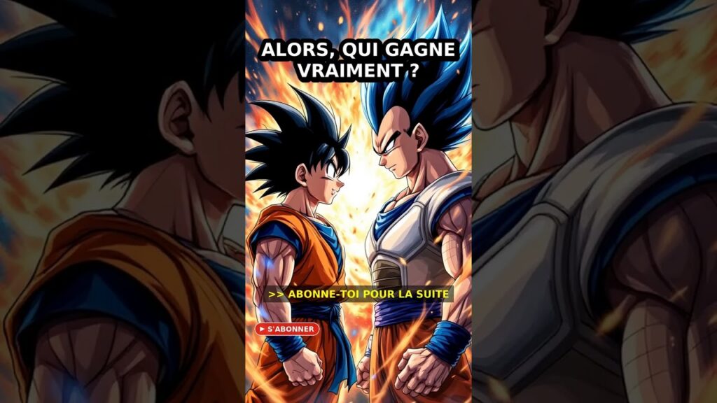 Goku vs Vegeta : la bataille ultime, un seul vainqueur !