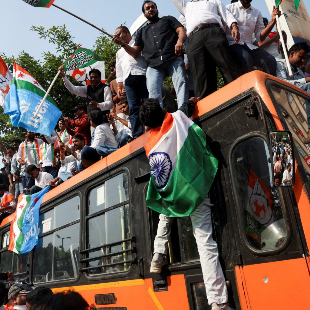 After Lockdown, Sea of Protesters Flows Through India’s Capital