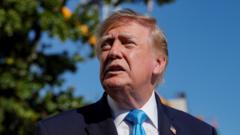 Trump says &lsquo;threat&rsquo; led US to pull bombers from RAF Fairford