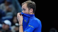 Medvedev defaulted from Djokovic match for hitting spectator with ball