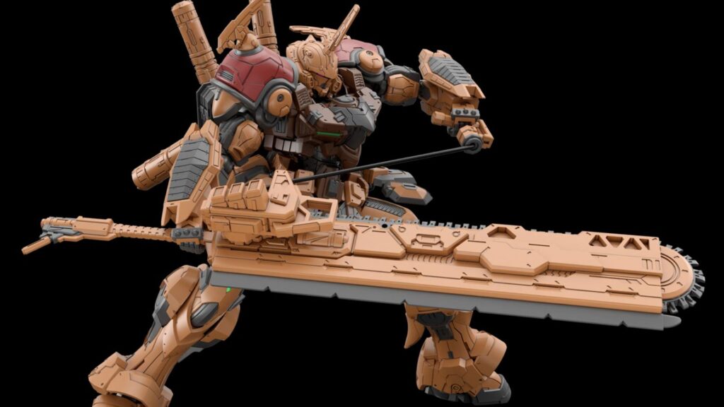 I&rsquo;ve been skeptical about Bandai Namco&rsquo;s upcoming Gundam game—but then I saw this model kit&rsquo;s chainsaw macuahuitl