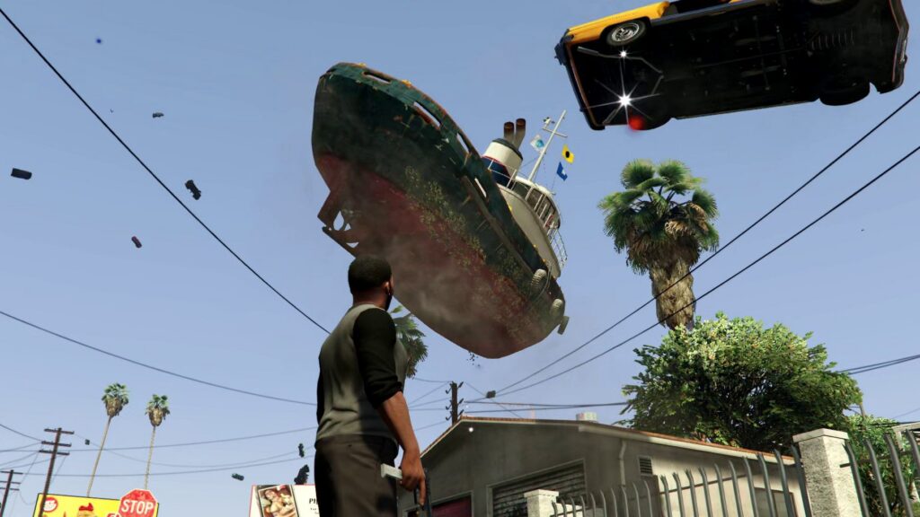 I can summon jumbo jets and boats from the sky in GTA 5 now, and I&rsquo;ll do it in the middle of crowded intersections if I want to