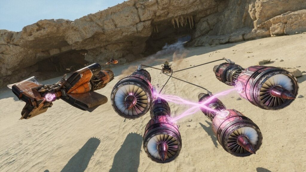 Test de Star Wars Galactic Racer : et si le meilleur jeu Star Wars était un jeu de course ?