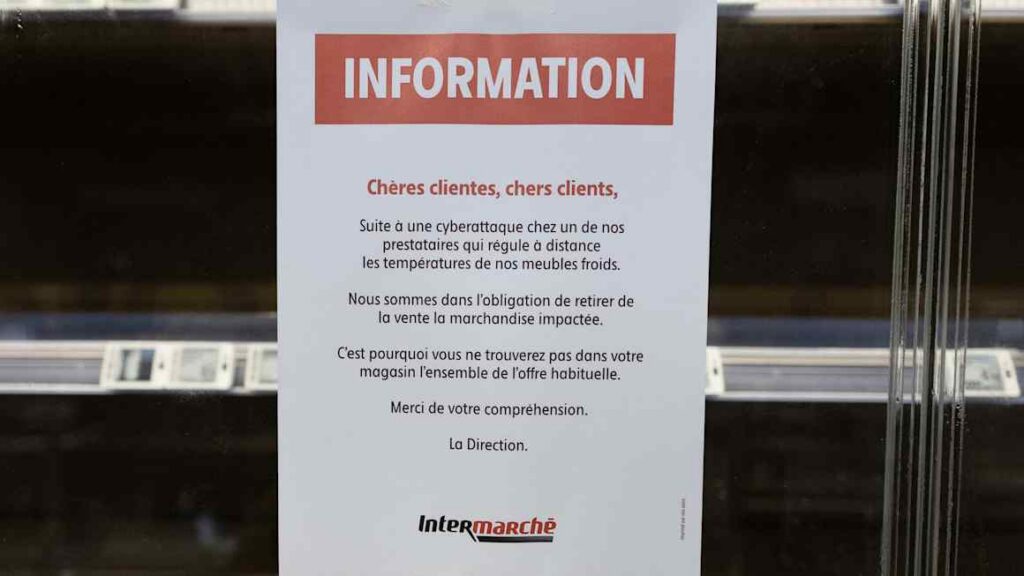 Cyber attack on French supermarket fridges raises alarm over food security