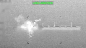 US hits commercial tanker in Gulf of Oman as tensions flare