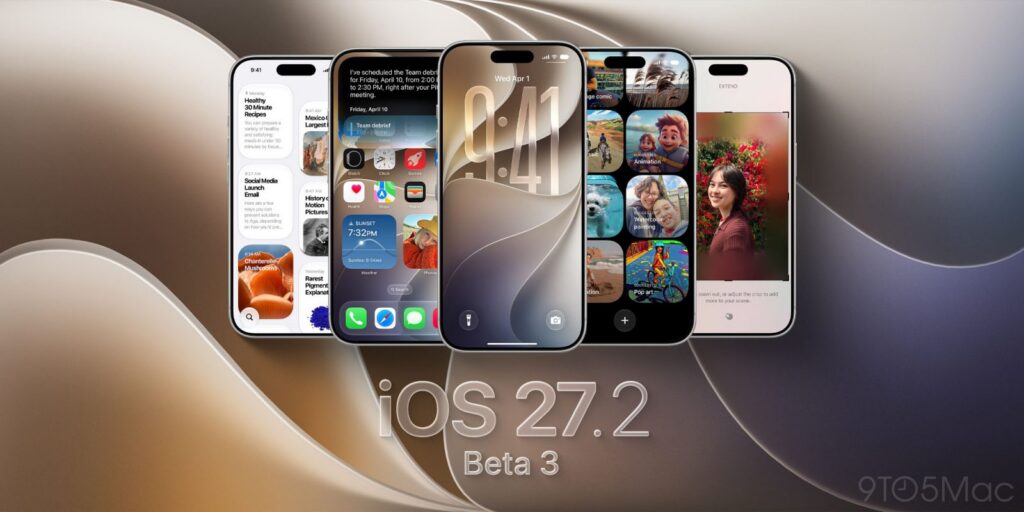 Apple releases third iOS 27.2 developer beta for iPhone