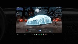 Sons effrayants, phares qui clignotent, photobooth : Tesla lance son Halloween Mode
