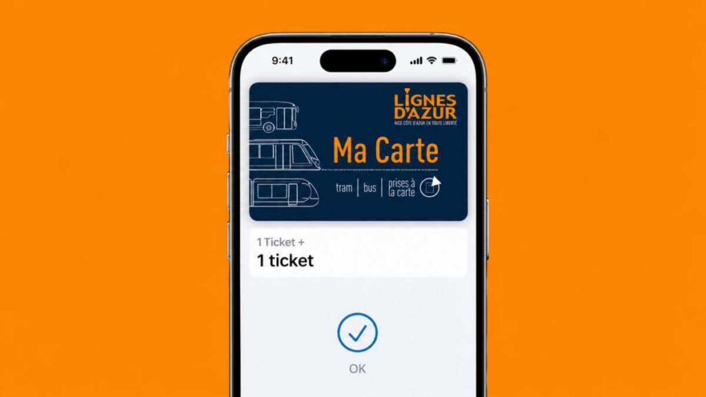 Révolution pour le bus et le tram à Nice : la carte Lignes d’Azur arrive sur iPhone dans quelques jours