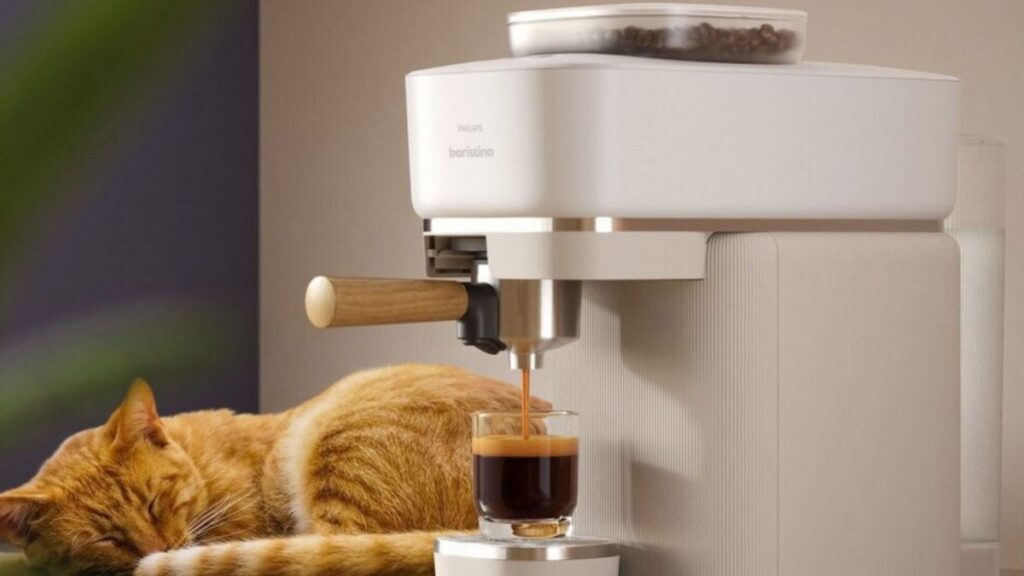 Philips Baristina : cette petite machine expresso à grain toute mignonne est à -28 %