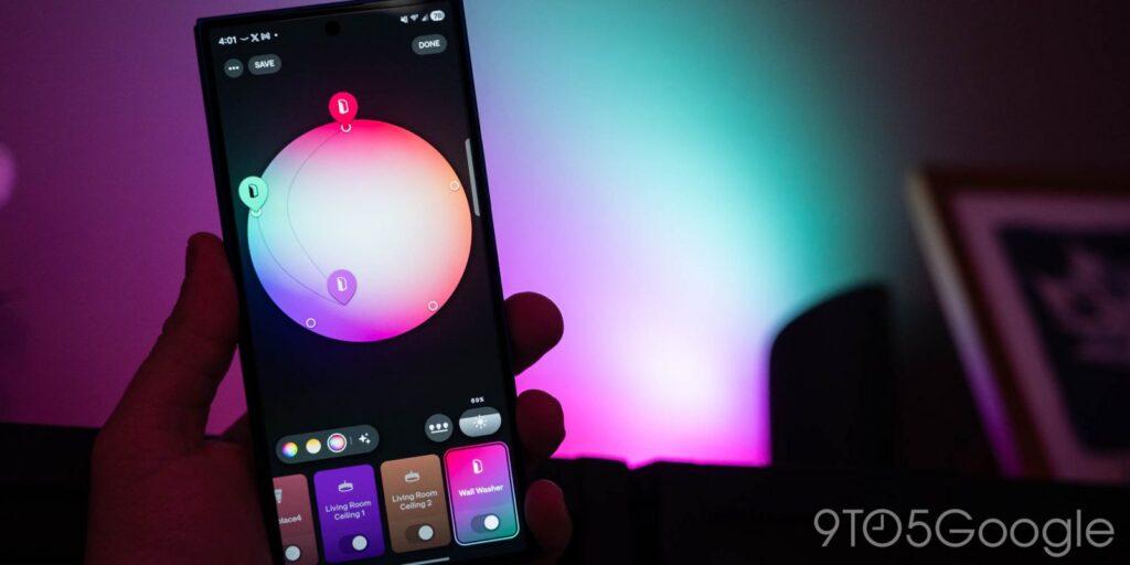 Google Home app gets local Matter control over Philips Hue lights