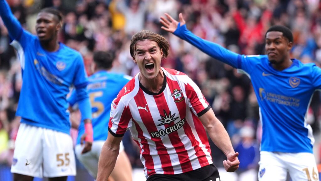 Ten-man Southampton secure first league derby win since 2004