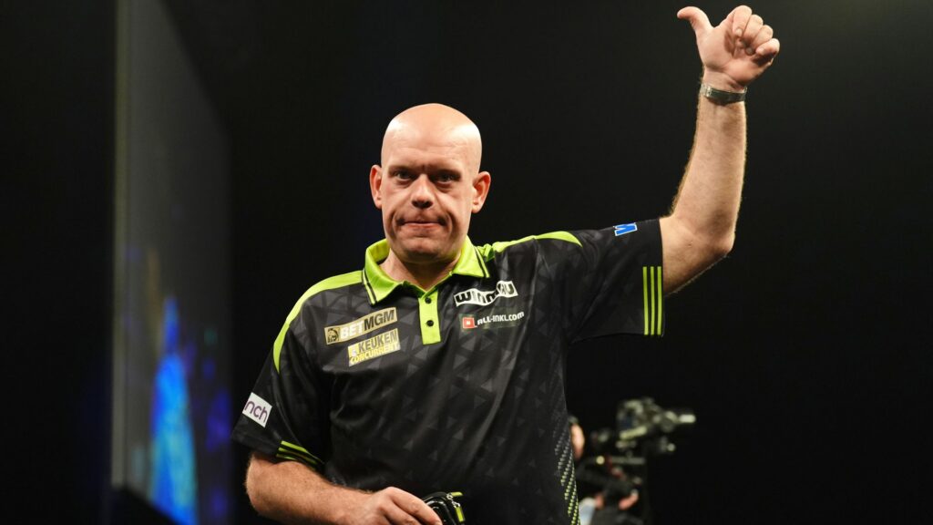 Van Gerwen dumped out of Swiss Darts Trophy as nightmare year goes on