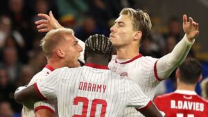 Hojlund pen condemns Wales to third Nations League defeat in four