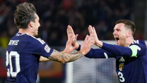 Third time lucky for Pocognoli as Scotland make Robertson&rsquo;s 100th cap with win