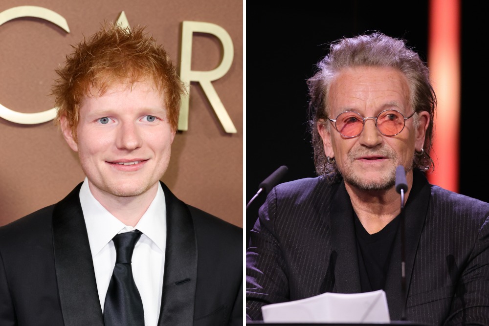 Ed Sheeran Told U2 He Didn’t Want to ‘Get Into Politics’ on Song About Ukraine’s War With Russia, Says Bono