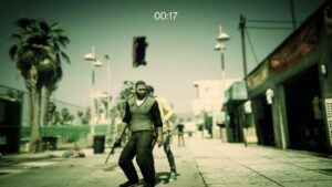 I added October-appropriate zombies to Grand Theft Auto 5
