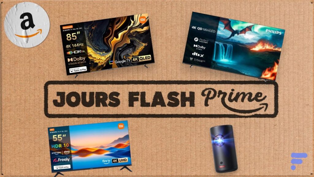 Voici les meilleures offres TV et vidéoprojecteurs lors des Jours Flash Prime sur Amazon