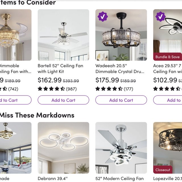 what is going on with ceiling fans